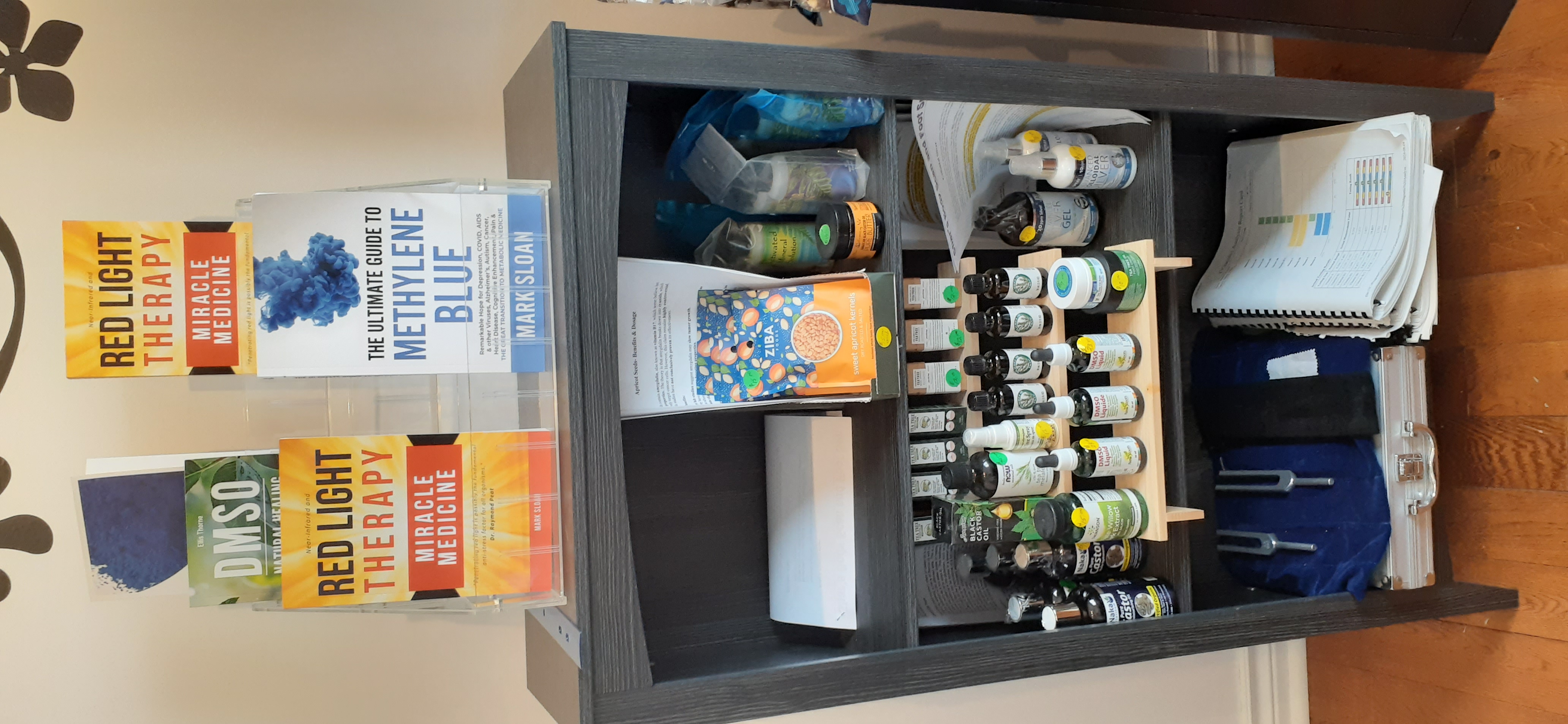 DMSO, Methylene Blue, and wellness books