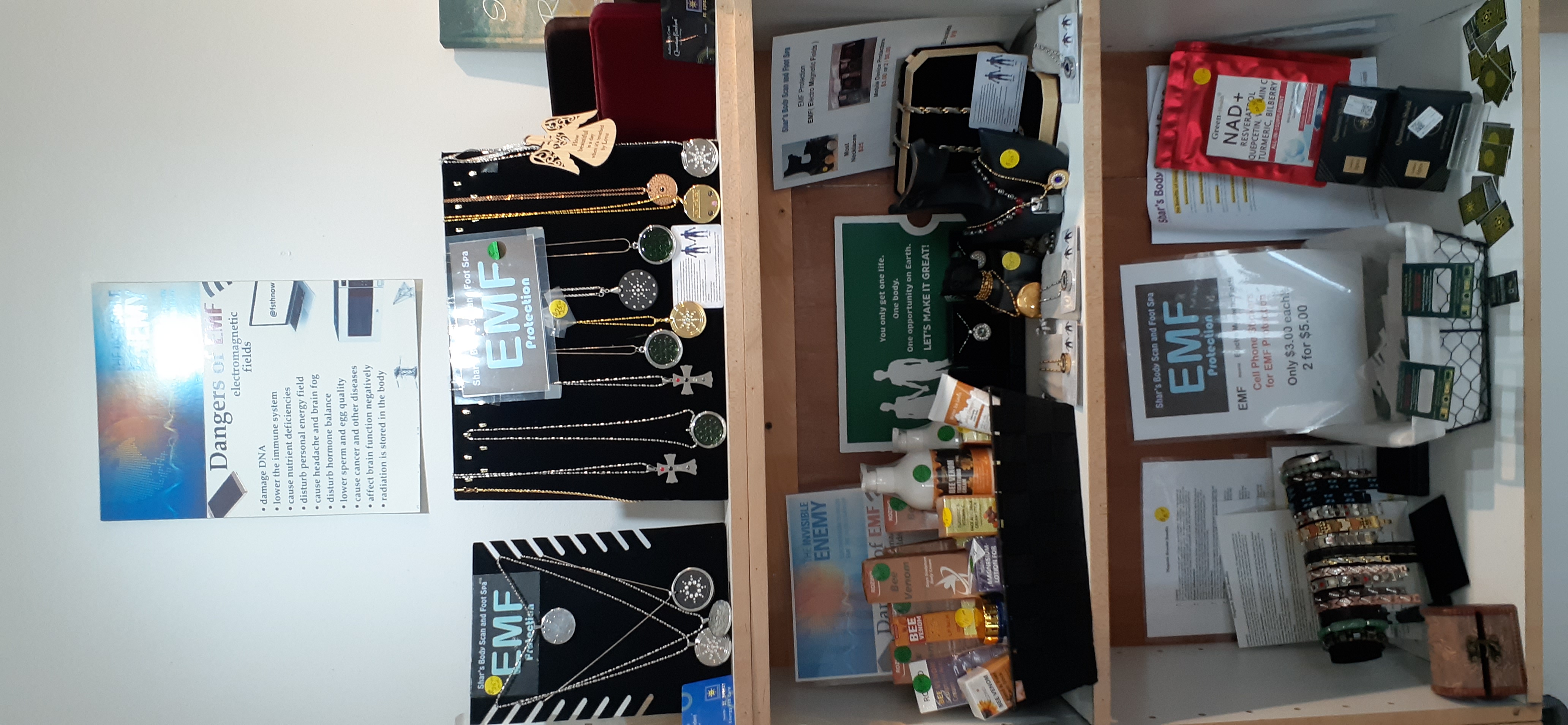 EMF protection products and jewelry